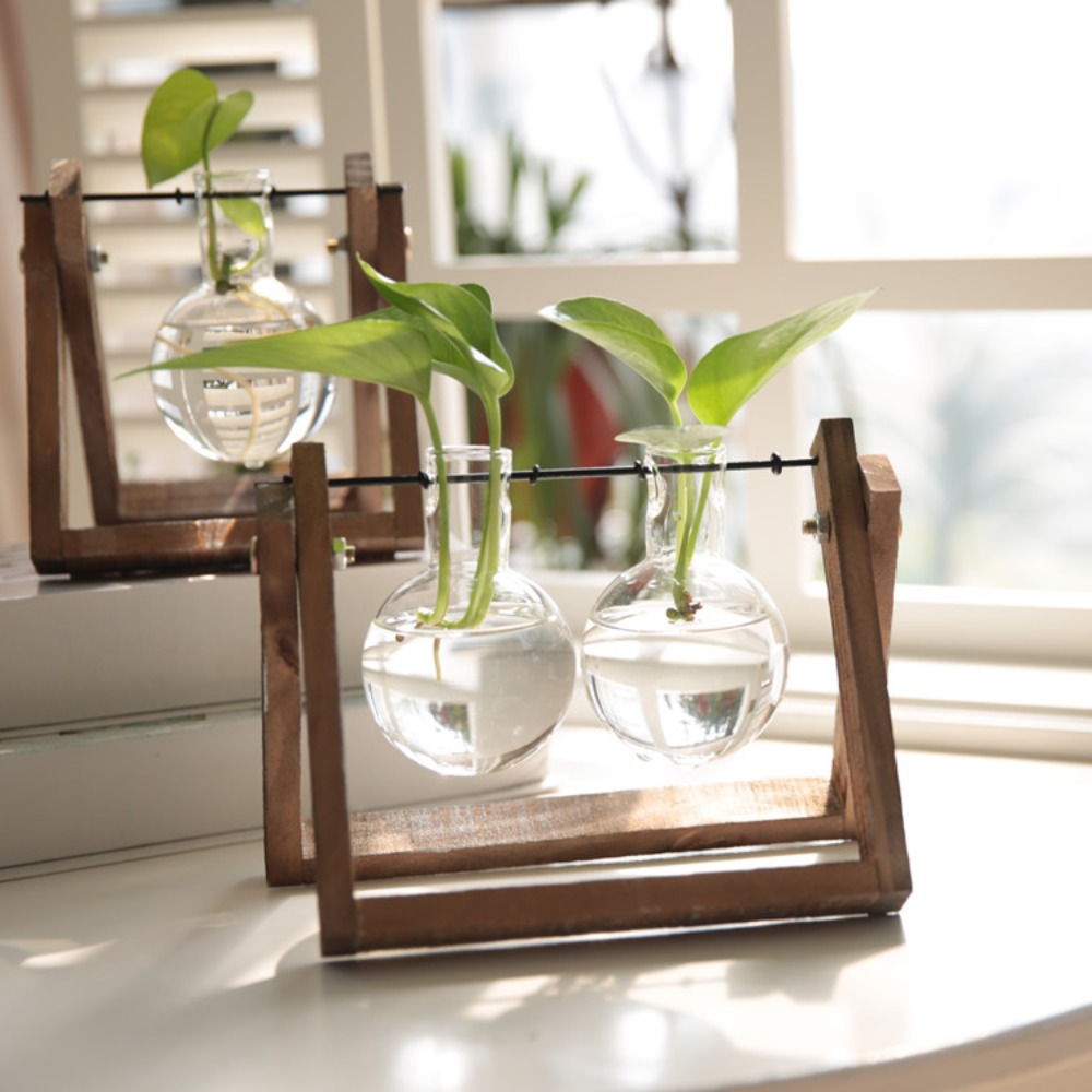 Creative Swing Wooden Holder G - огляд і ціна Propagation Station Vase