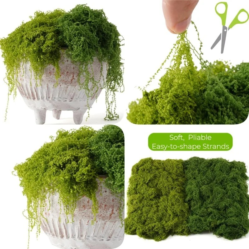50/300G DIY Fake Moss Grass Et - огляд і ціна Sphagnum Moss Dry