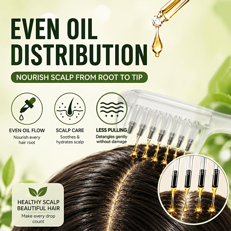 Scalp Oil Applicator Comb for  - огляд і ціна Root Stimulator Liquid