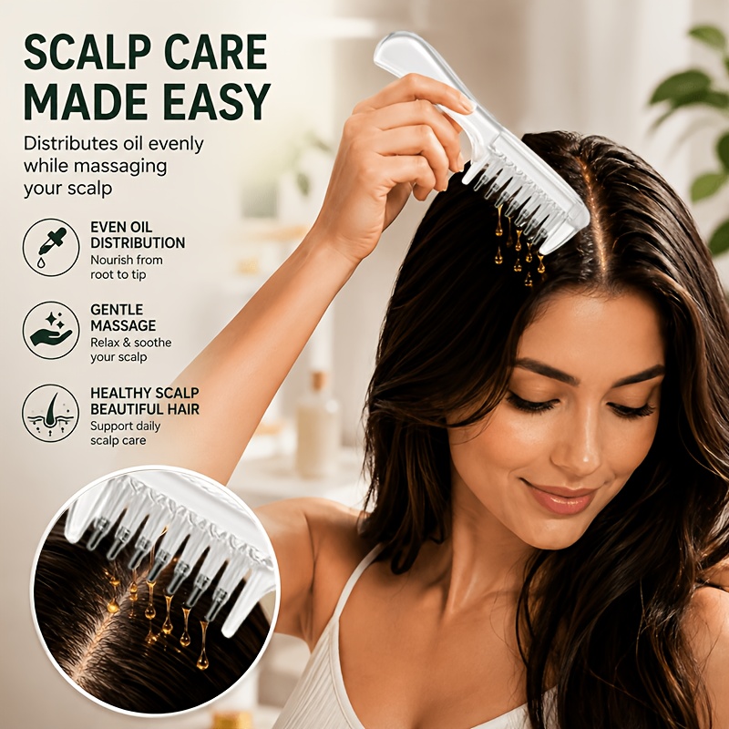 Scalp Oil Applicator Comb for  - огляд і ціна Root Stimulator Liquid