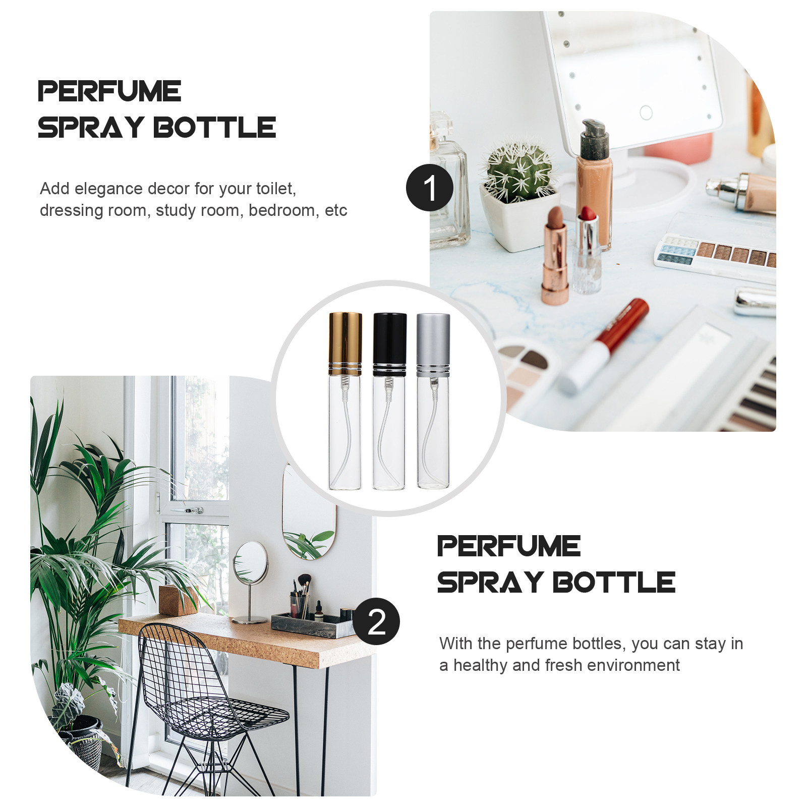 6Pcs Premium Portable Perfume  - огляд і ціна Misting Bottle Fine