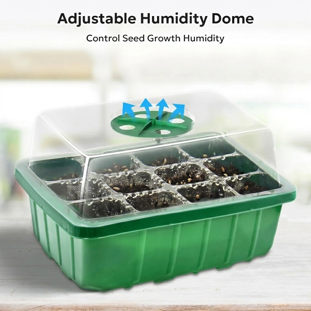 Elevated Seedling Starter Tray - огляд і ціна Humidity Dome Kit